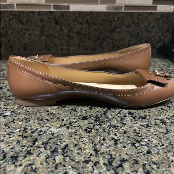 Longchamps leather ballerina flats - Picture 6 of 10